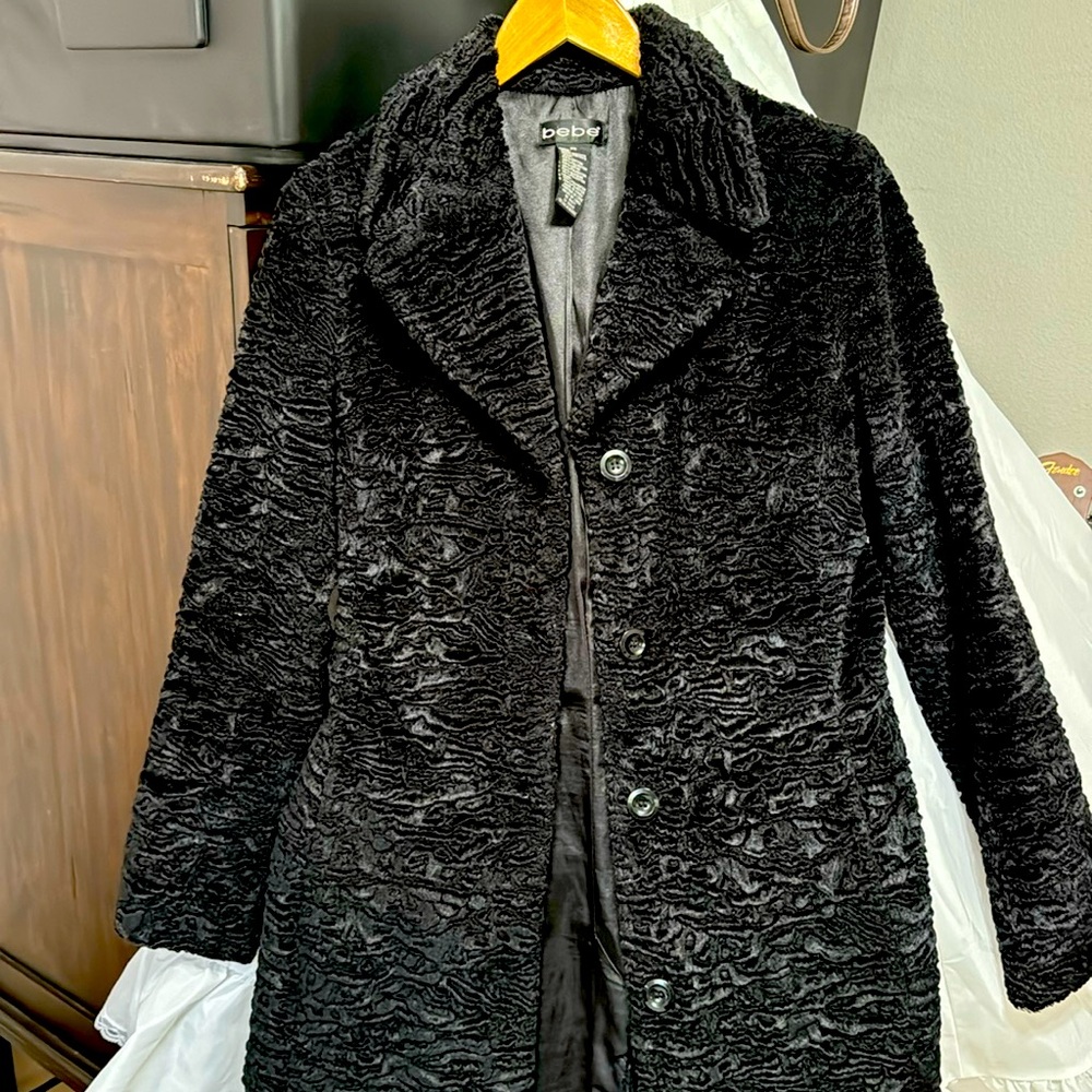 vintage Bebe jacket suede XS